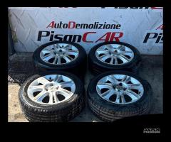 4 CERCHI IN LEGA PIU' GOMME OPEL CORSA D 195/55/16 - 1