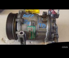 COMPRESSORE A/C PEUGEOT 407 Berlina 06423002460 RH - 1