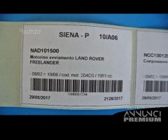 Motorino Avviamento Land Rover Freelander 204D3 - 4