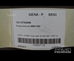 Pompa Benzina per Mini One N12B14A 2006