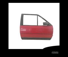 Porta anteriore destra rossa Citroen AX del 1988 - 1