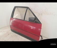 Porta anteriore destra rossa Citroen AX del 1988