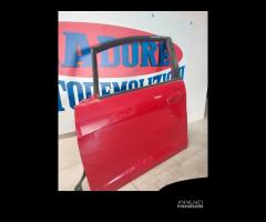 Porta anteriore sinistra rossa Honda Jazz del 2014