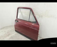 Porta anteriore destra bordeaux Fiat A112 1977 - 4