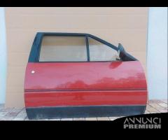 Porta anteriore destra rossa Citroen AX del 1991