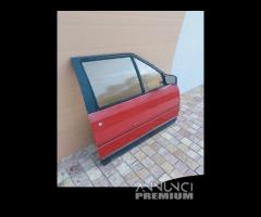 Porta anteriore destra rossa Citroen AX del 1991