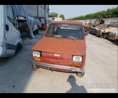 Fiat 126 Prima Serie Demolita - Per Ricambi - 2