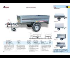 Rimorchio Carrello A6 750Kg Cresci rimorchi nuovo