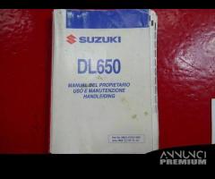 LIBRETTO USO E MANUTENZIONE SUZUKI DL 650