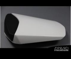 Cover sella passeggero Yamaha R6 2003 2005 Bianco - 2