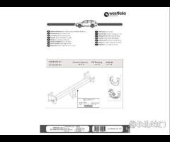 Kit gancio traino vert westfal audi q8 vw touareg