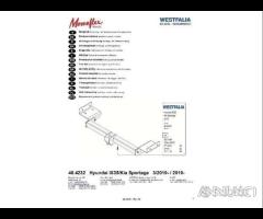 Kit gancio traino vert westfalia hyundai ix35 - 2