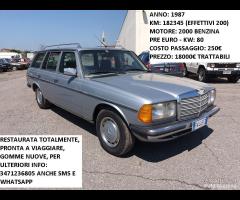 Mercedes W123 200T 1987 Restaurata