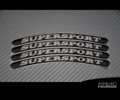 Stickers bordo cerchioni DUCATI Logo SUPERSPORT 3D - 1