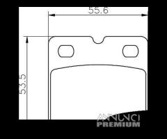 PASTIGLIE FRENO POST BMW R45 65 80 100 - 9