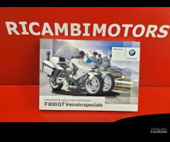 LIBRETTO USO E MANUTENZIONE BMW F650 f800GS ST GT