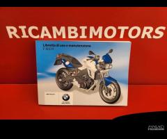 LIBRETTO USO E MANUTENZIONE BMW F650 f800GS ST GT