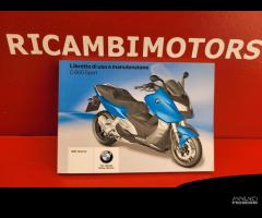 LIBRETTO USO E MANUTENZIONE BMW C650 600 C1 - 2