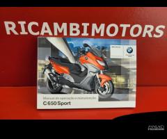 LIBRETTO USO E MANUTENZIONE BMW C650 600 C1