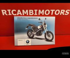 LIBRETTO USO E MANUTENZIONE BMW R1200ST G650X