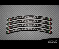 Stickers bordo cerchioni DUCATI - Logo PANIGALE 3D