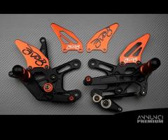 Pedane Arretrate AVDB KTM Duke RC 390 2011 - 2021