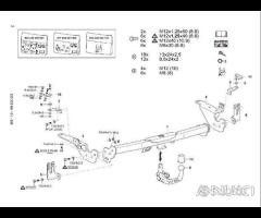 Kit gancio traino vert westfalia toyota rav4 2006- - 7