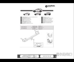 Kit gancio traino vert westfalia jeep renegade