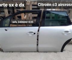 Porte SX SINISTRE E' DX DESTRE citroen c3 aircross