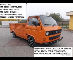 Volkswagen T3 1.6 Diesel 1982 RESTAURATO - 1