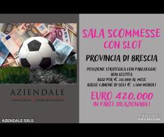 SALA SCOMMESSE CON SLOT IN PROVINCIA DI BRESCIA