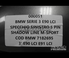 BMW Serie3 E90 LCI specchio sinistro 5 pin 051/061 - 6