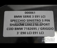 BMW Serie3 E90 LCI specchio sinistro 5 pin 051/061 - 12