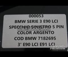 BMW Serie3 E90 LCI specchio sinistro 5 pin 000053 - 6