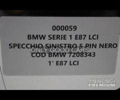 BMW Serie1 E87 LCI specchio sinistro 5 pin 000059 - 6