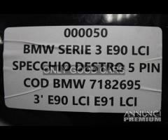 BMW Serie3 E91 LCI specchio destro 5 pin 0050/0068