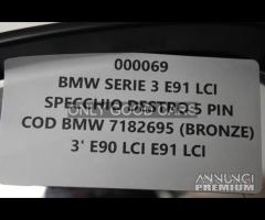 BMW Serie3 E91 LCI specchio destro 5 pin 000069