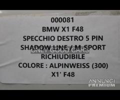 BMW X1 F48 specchio destro 5 PIN 000081