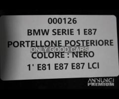 BMW Serie 1 E87 Portellone Posteriore 000126