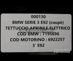 BMW Serie 3 E92 Tettuccio apribile completo 000130