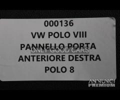 VW POLO VIII pannello porta ant destra 000136 - 7