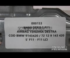 BMW Serie 5 F11 airbag tendina destra 000153