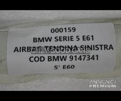 BMW Serie 5 E61 airbag tendina sinistra 000159