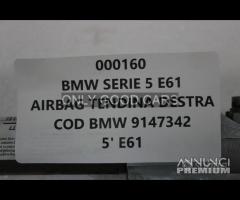 BMW Serie 5 E61 airbag tendina destra 000160