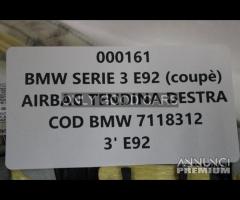 BMW Serie3 E92 airbag tendina destra 000161