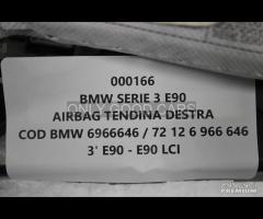 BMW Serie 3 E90 airbag tendina destra 000166