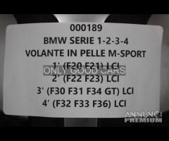 BMW F20 F30 F36 volante in pelle m-sport 000189