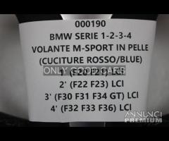 BMW F20 F30 F36 volante in pelle m-sport 000190 - 9