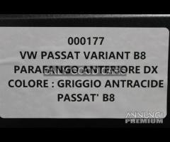 VW PASSAT VARIANT B8 parafango anteriore dx 000177