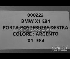 BMW X1 E84 porta posteriore destra 000222